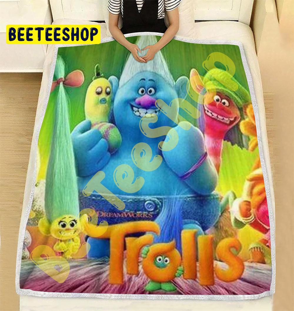 Trolls Holiday 24 Trending Blanket