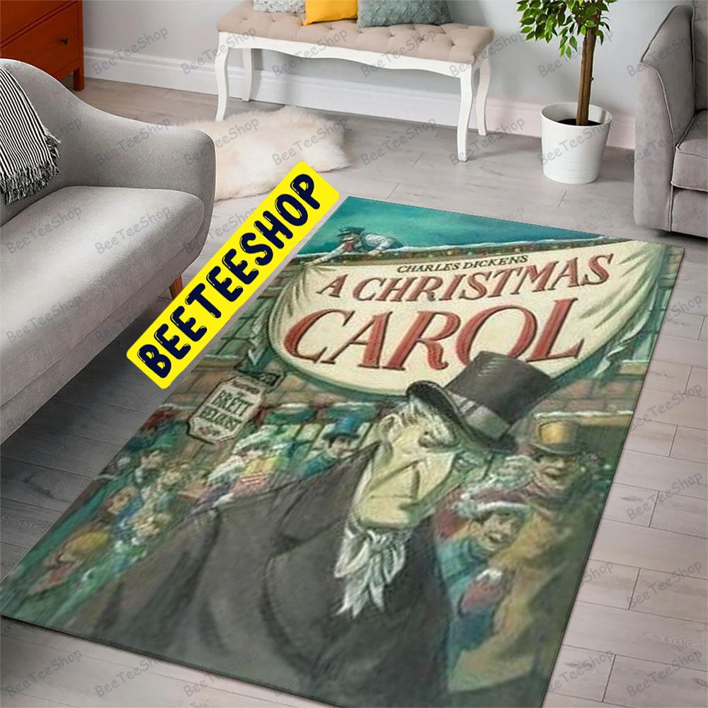 Vintage 80’s Scrooge A Christmas Carol Trending Rug Rectangle