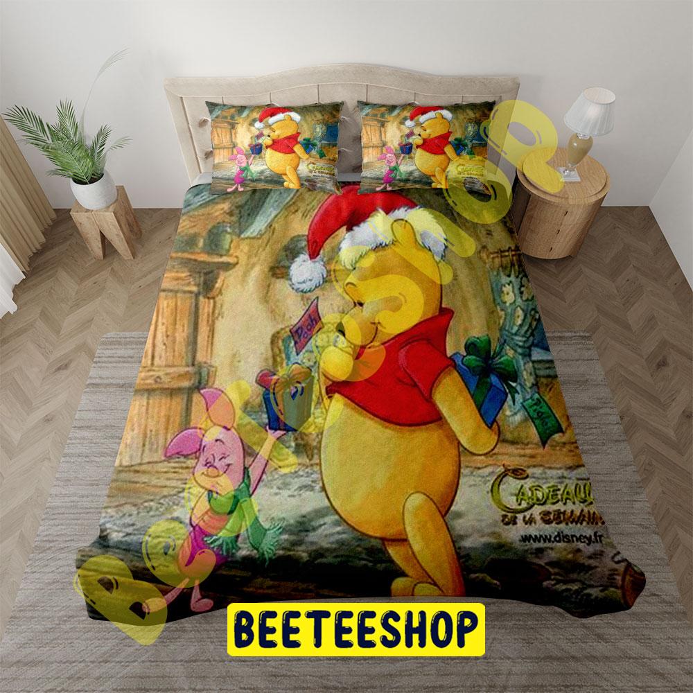 Winnie The Pooh A Very Merry Pooh Year 4 Trending Bedding Set