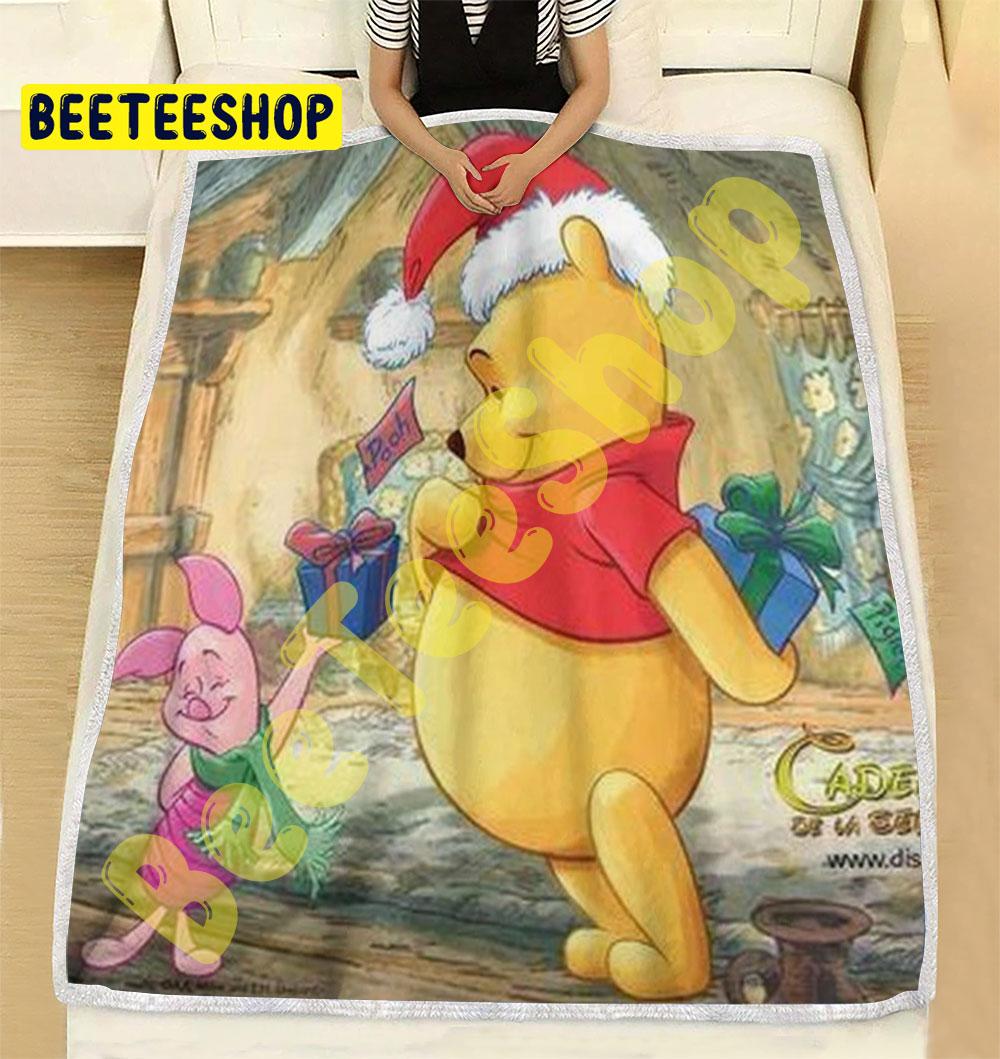 Winnie The Pooh A Very Merry Pooh Year 4 Trending Blanket