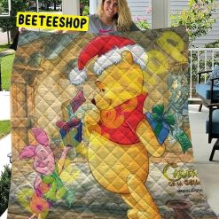 Winnie The Pooh A Very Merry Pooh Year 4 Trending Quilt