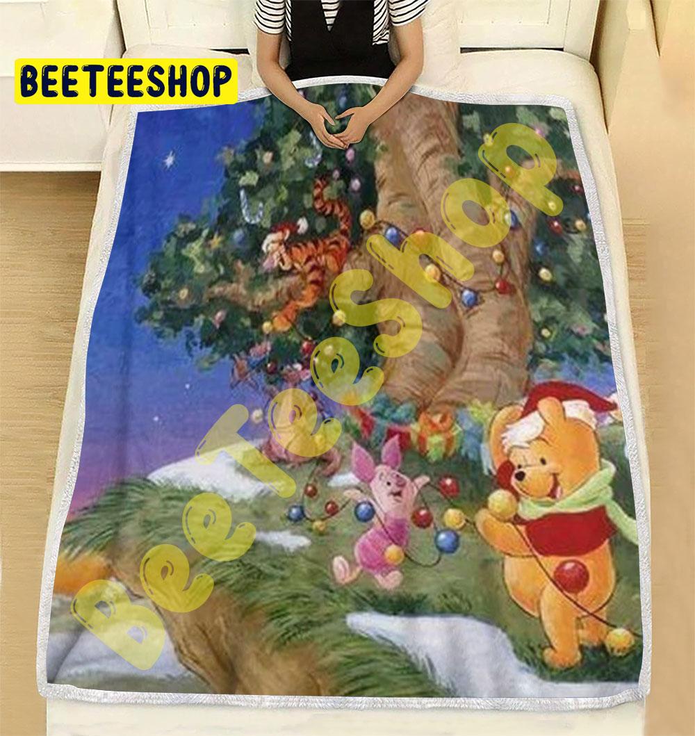 Winnie The Pooh A Very Merry Pooh Year 5 Trending Blanket