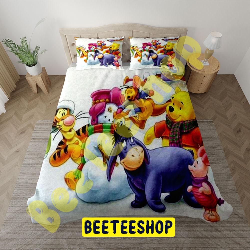 Winnie The Pooh A Very Merry Pooh Year 6 Trending Bedding Set