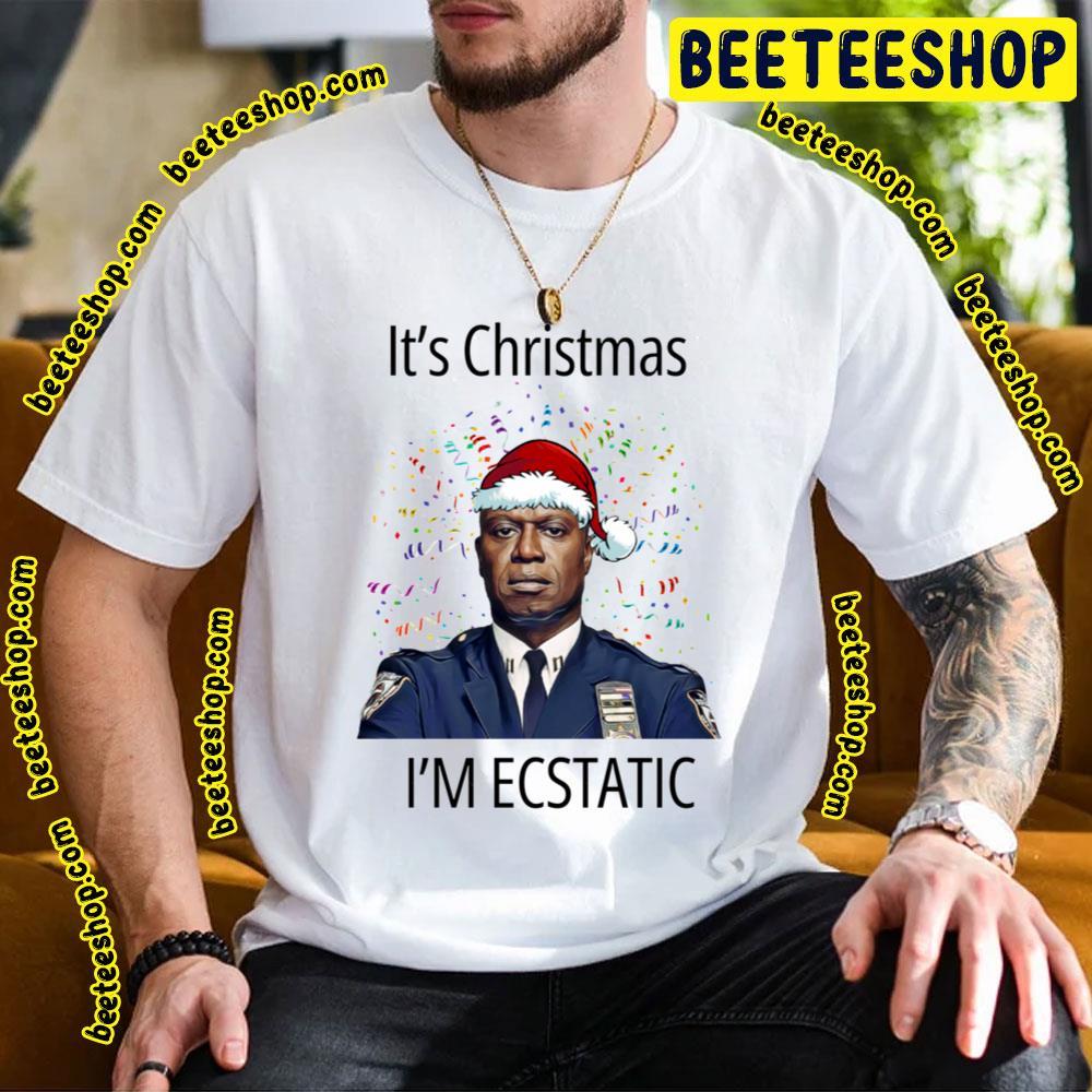 Christmas Captain Holt It’s Christmas I’m Ecstatic Trending Unisex T-Shirt