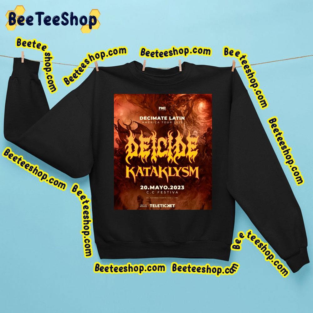 Decimate Latin America Tour 2023 Deicide Beeteeshop Trending Unisex Sweatshirt