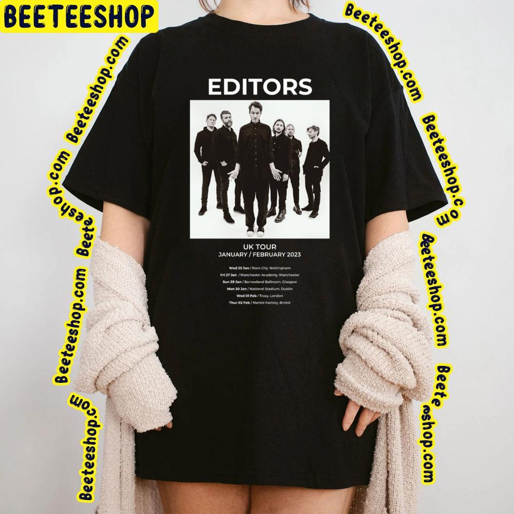 Editors 2023 Uk Tour Beeteeshop Trending Unisex T-Shirt