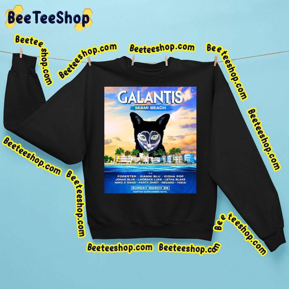 Galantis Miami Beach 2023 Beeteeshop Trending Unisex Sweatshirt