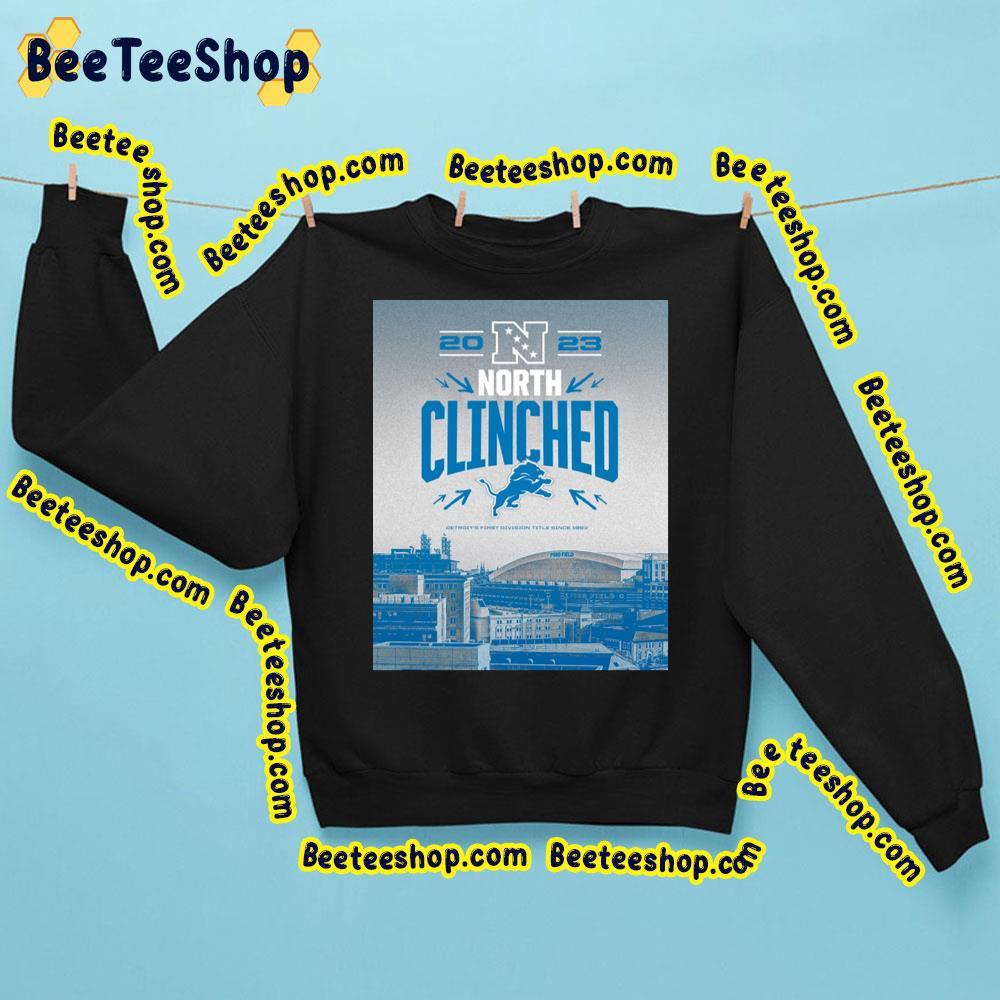 Nfc North Clinched Detroit Lions Football 2023 Trending Unisex T-Shirt