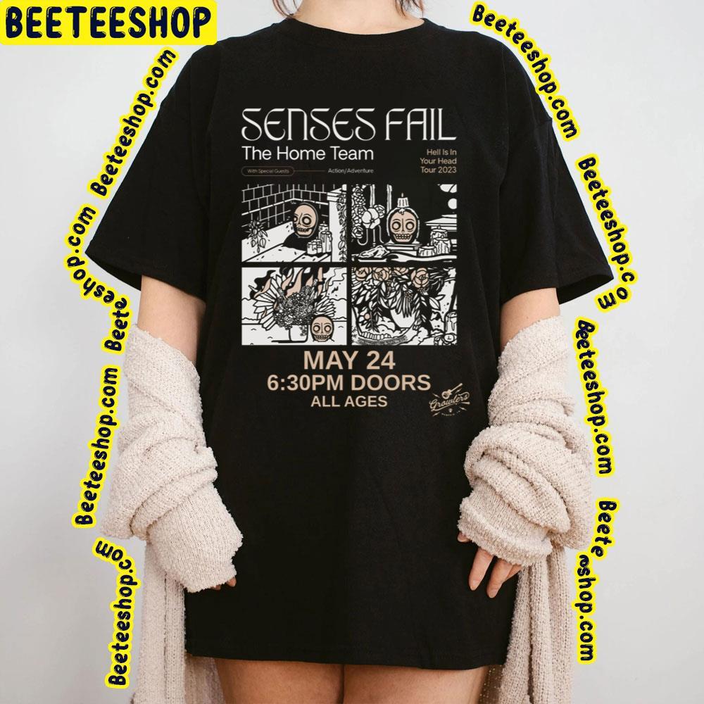 Senses Fail 2023 Tour Beeteeshop Trending Unisex T-Shirt