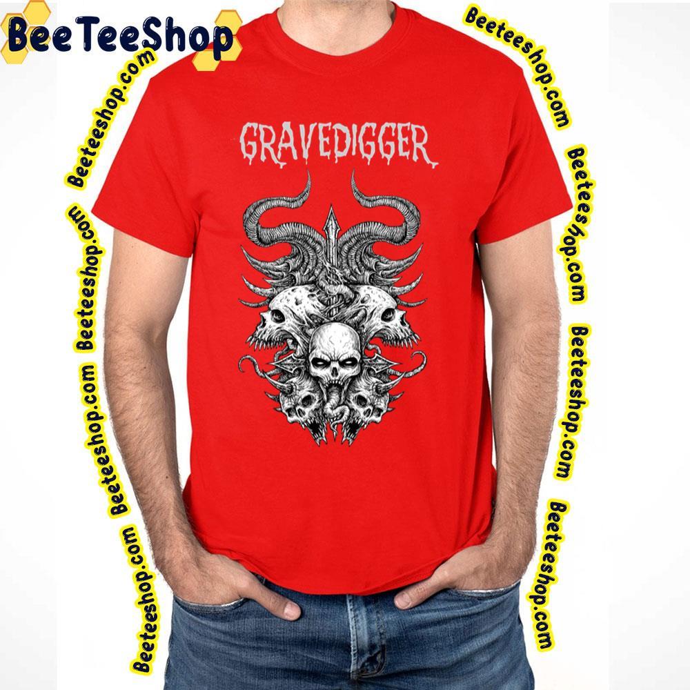 Skull Play Grave Digger Beeteeshop Trending Unisex T-Shirt