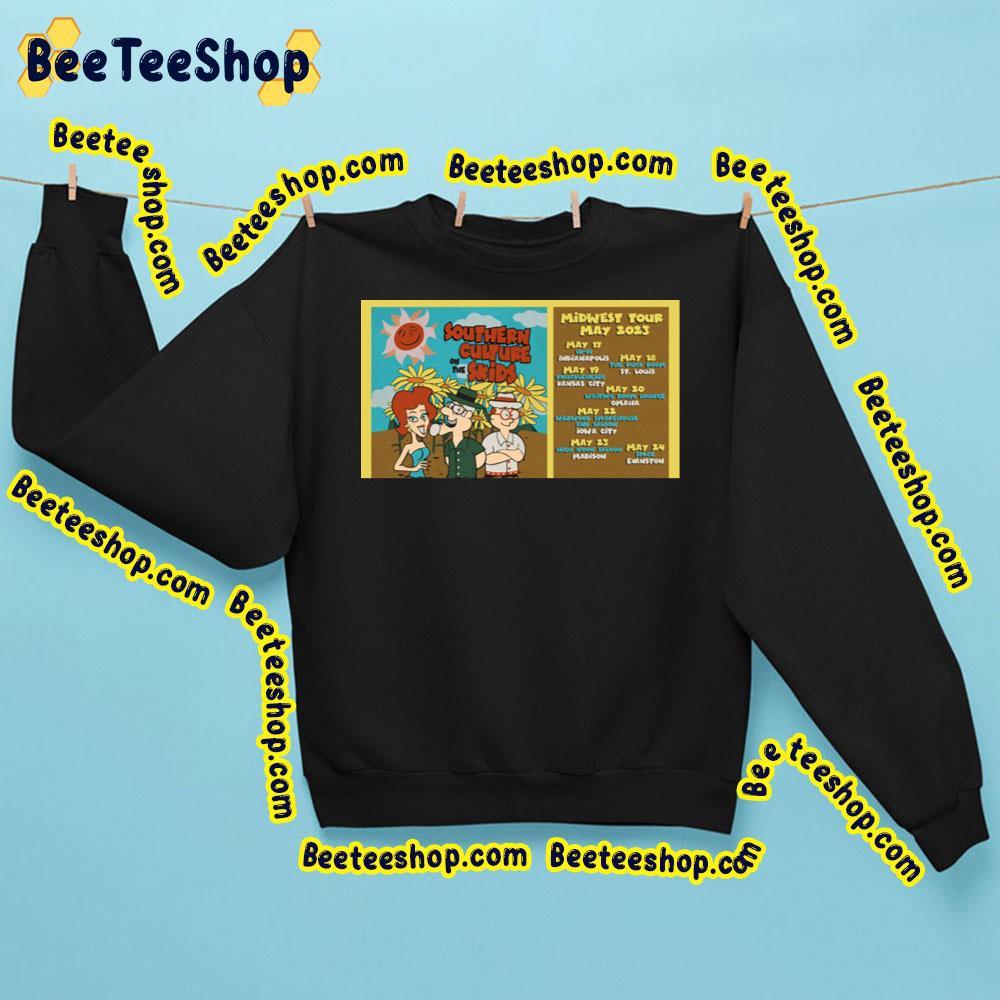 Southern Culture On The Skids Midwest Tour May 2023 Beeteeshop Trending Unisex Sweatshirt