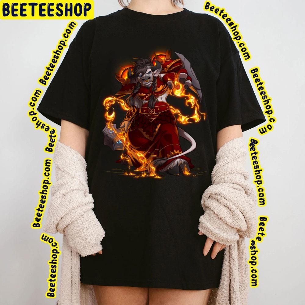 Tauren Shaman Elemental Warrior Beeteeshop Trending Unisex T-Shirt