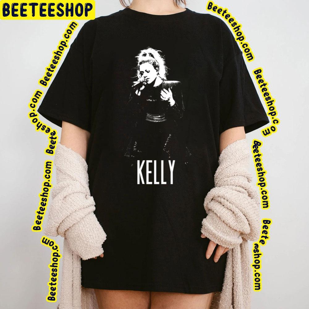 White Art Kelly Clarkson Unisex T-Shirt