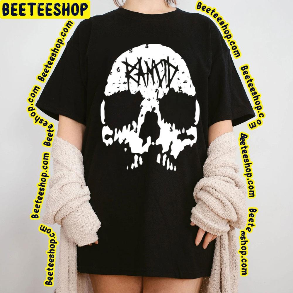 White Skull Text Rancid Beeteeshop Trending Unisex T-Shirt