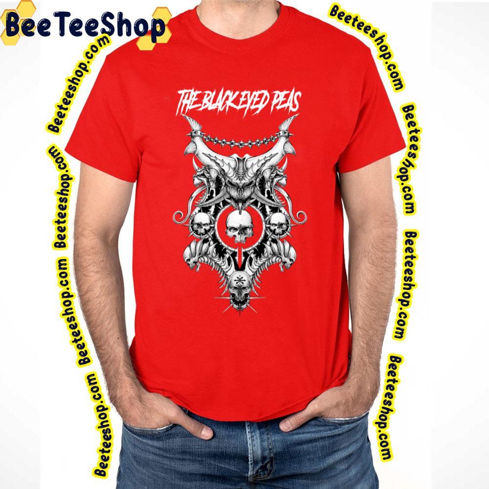 White Skull The Black Eyed Peas Beeteeshop Trending Unisex T-Shirt