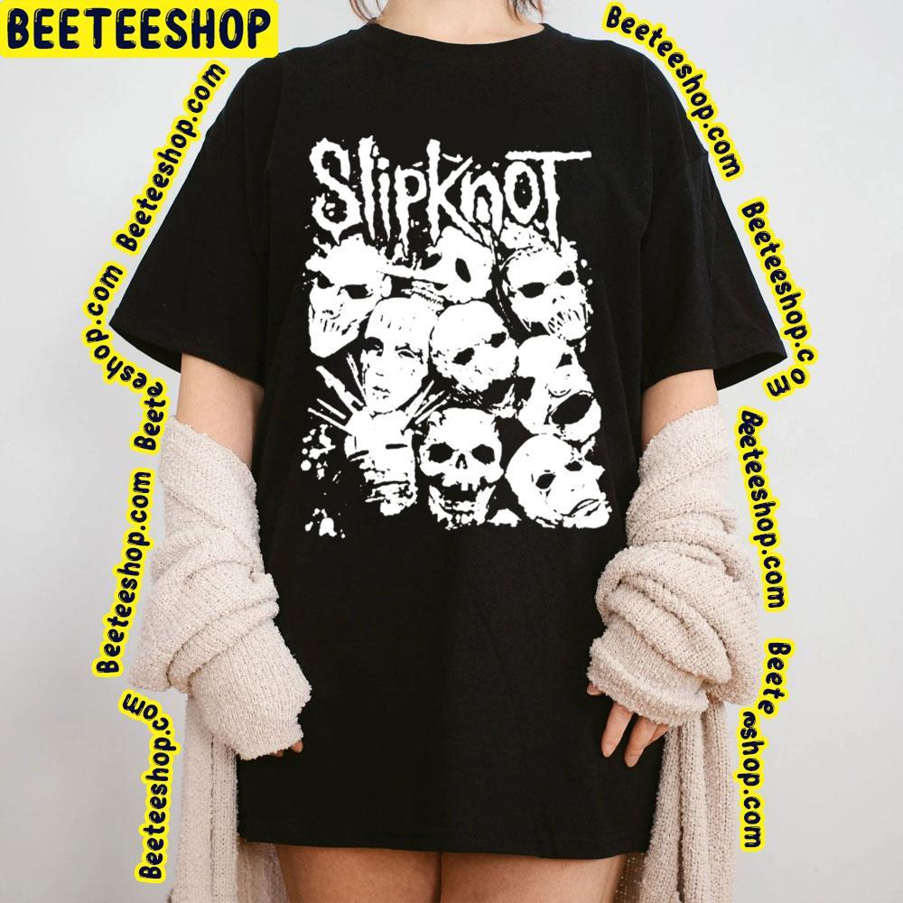 White Slipknot Band Beeteeshop Trending Unisex T-Shirt