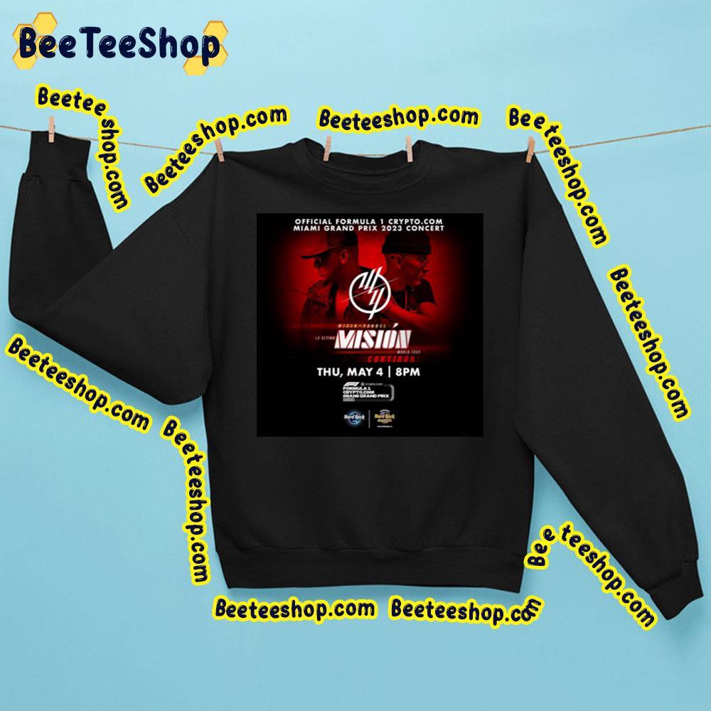 Wisin Y Yandel Tour 4 May 2023 Beeteeshop Trending Unisex Sweatshirt