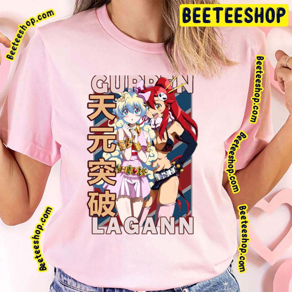 Yoko Littner And Nia Tengen Toppa Gurren Lagann Beeteeshop Trending Unisex T-Shirt